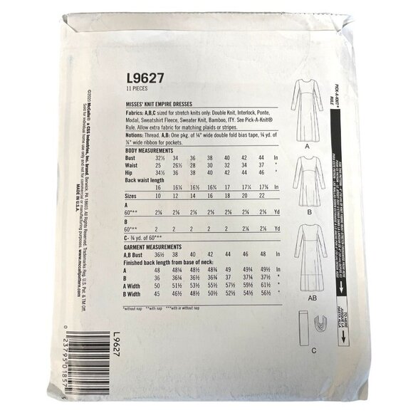 McCalls Sewing Pattern Lot Womens Dress Leggings Tunics Skirt Pants Sizes 8-20 - Picture 2 of 5